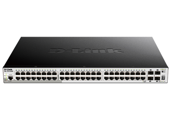 D-Link PROJ Настраиваемый L2+ стекируемый PoE-коммутатор, 48x1000Base-T PoE, 4x10GBase-X SFP+, PoE-бюджет 370 Вт (740 Вт с DPS-700), CLI, консольный порт RJ-45, RPS D-Link PROJ Настраиваемый L2+ стекируемый PoE-коммутатор, 48x1000Base-T PoE, 4x10GBase-X SFP+, PoE-бюджет 370 Вт (740 Вт с DPS-700), CLI, консольный порт RJ-45, RPS