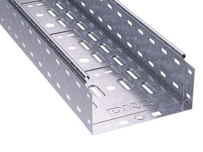 Лоток перфорированный 200х100 L 2000, цинк-ламельный Лоток перфорированный 200х100 L 2000, цинк-ламельный