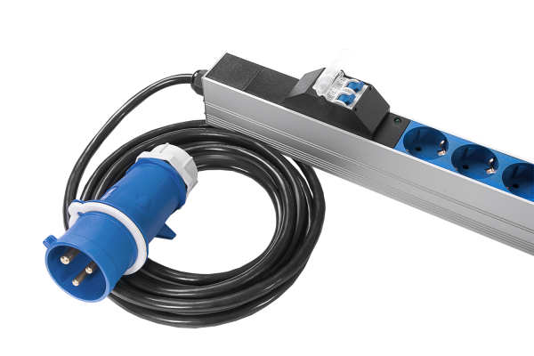 Верт блок розеток Rem-2MC, монит, измер, 1×32А, авт, 24S, 1820мм, шнур 3м IEC309 Верт блок розеток Rem-2MC, монит, измер, 1×32А, авт, 24S, 1820мм, шнур 3м IEC309