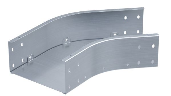 Угол горизонтальный 45 градусов 80х300, 1,2 мм, цинк-ламель, в комплекте с крепежными элементами и соединительными пластинами, необходимыми для монтажа Угол горизонтальный 45 градусов 80х300, 1,2 мм, цинк-ламель, в комплекте с крепежными элементами и соединительными пластинами, необходимыми для монтажа