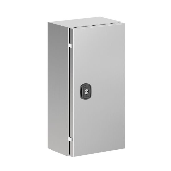 Корпус навесной STH с М/П из нержавеющей cтали AISI316 ВxШxГ 400x200x150 мм, с фланцем, IP66 Корпус навесной STH с М/П из нержавеющей cтали AISI316 ВxШxГ 400x200x150 мм, с фланцем, IP66