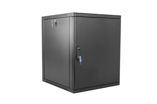 Шкаф телекоммуникационный настенный сварной 12U (600 × 500) съёмные стенки, дверь металл, чёрный Шкаф телекоммуникационный настенный сварной 12U (600 × 500) съёмные стенки, дверь металл, чёрный