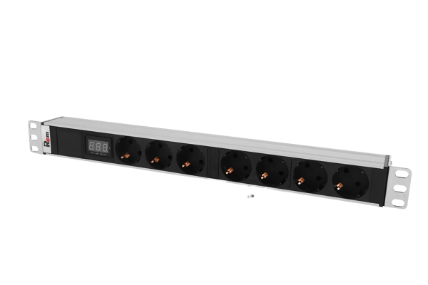 Гор блок розеток Rem-32, 1×32А, амп, 7S, 19", колодка Гор блок розеток Rem-32, 1×32А, амп, 7S, 19", колодка