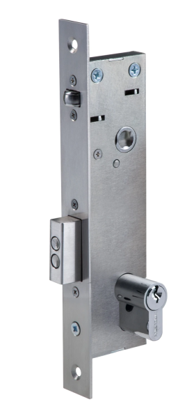 Врезной электромеханический замок LBP85.2 с запорной планкой, нормально открытый Врезной электромеханический замок LBP85.2 с запорной планкой, нормально открытый