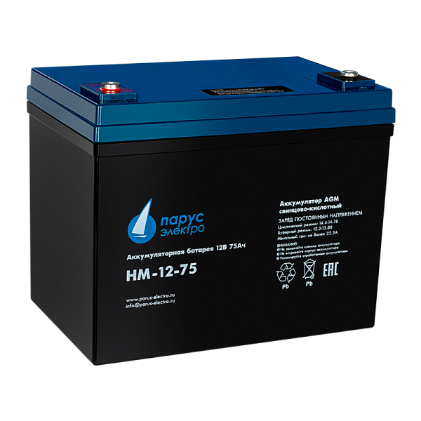 АКБ HM-12-75 АКБ HM-12-75