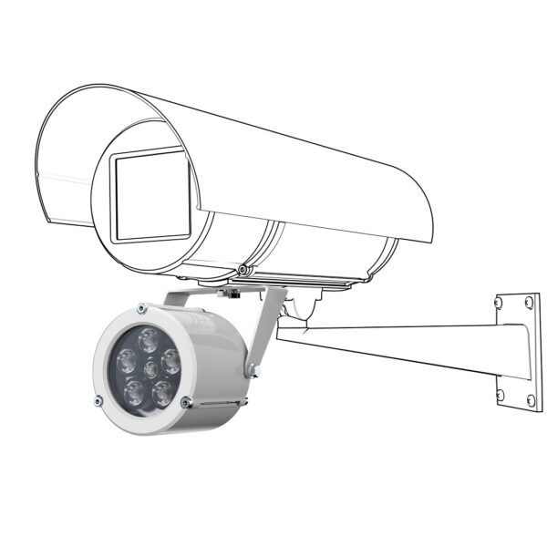 Прожектор инфракрасный периметровый ПИП-20/60 Прожектор инфракрасный периметровый ПИП-20/60
