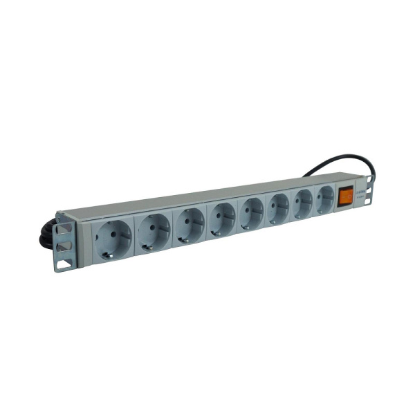 Блок розеток S-8 (IEC320 C14/Schuko) Блок розеток S-8 (IEC320 C14/Schuko)
