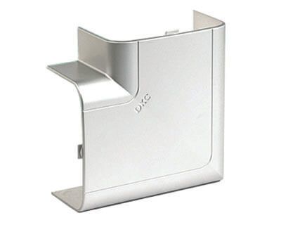 Угол плоский 140х50 мм, цвет серый металлик Угол плоский 140х50 мм, цвет серый металлик