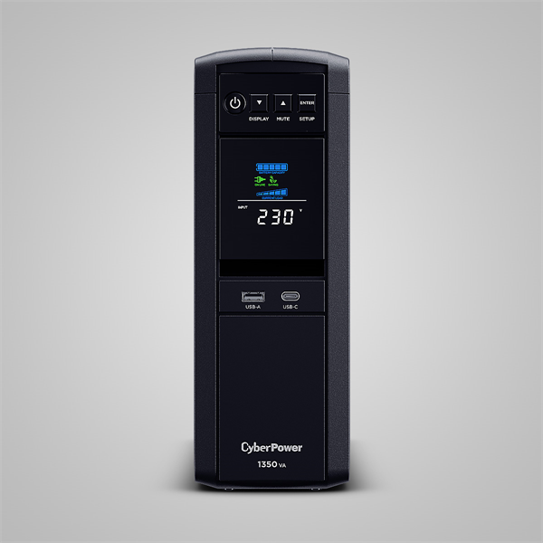 Cyberpower CP1350EPFCLCD Line-Interactive 1350VA/810W USB/RS-232/RJ11/45 (6 EURO) (замена CP1300EPFCLCD) Cyberpower CP1350EPFCLCD Line-Interactive 1350VA/810W USB/RS-232/RJ11/45 (6 EURO) (замена CP1300EPFCLCD)