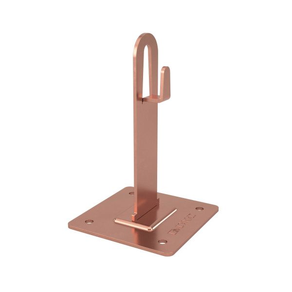 Металлический держатель для плоской кровли, 100 мм, медь Металлический держатель для плоской кровли, 100 мм, медь