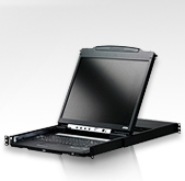 19" Dual Rail LCD Console (PS/2-USB, VGA) 19" Dual Rail LCD Console (PS/2-USB, VGA)