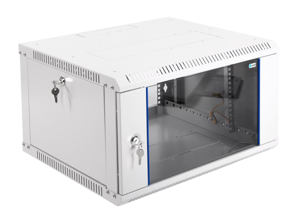 Шкаф телекоммуникационный настенный разборный ЭКОНОМ 6U (600 × 520) дверь стекло Шкаф телекоммуникационный настенный разборный ЭКОНОМ 6U (600 × 520) дверь стекло