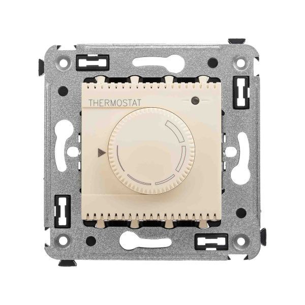 Термостат для теплых полов в стену, Avanti, ванильная дымка Термостат для теплых полов в стену, Avanti, ванильная дымка
