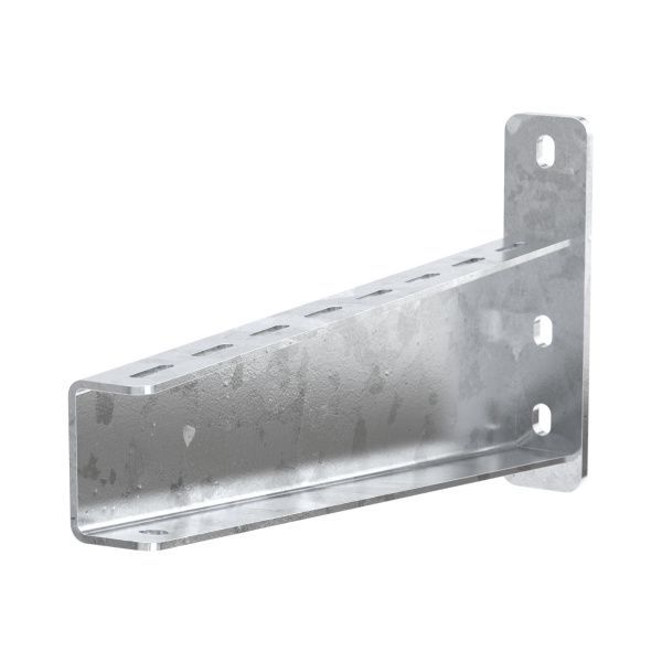 Консоль для тяжелых нагрузок 400 мм сварная, горячеоцинкованная Консоль для тяжелых нагрузок 400 мм сварная, горячеоцинкованная