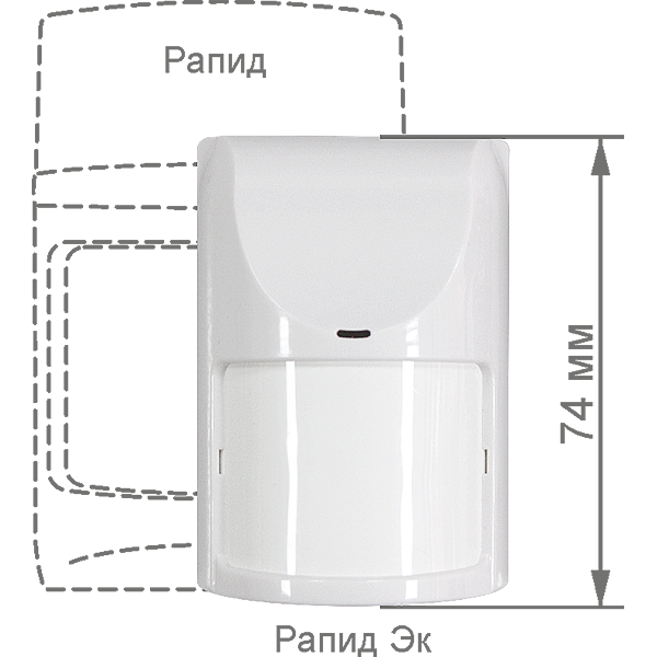 Извещатель охранный объемный оптико-электронный инфракрасный «Рапид Эк» Извещатель охранный объемный оптико-электронный инфракрасный «Рапид Эк»