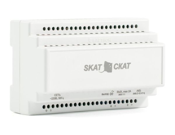 Источник бесперебойного питания SKAT-24-2.0-DIN (СКАТ ИБП-24/2-DIN) Источник бесперебойного питания SKAT-24-2.0-DIN (СКАТ ИБП-24/2-DIN)