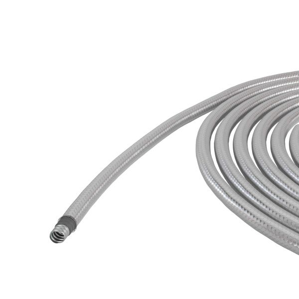 Металлорукав DN 26мм в герм. ПВХ изоляции в оплетке из нержавеющей стали, Dвн 26,5 мм, Dнар 31,5, 25 м Металлорукав DN 26мм в герм. ПВХ изоляции в оплетке из нержавеющей стали, Dвн 26,5 мм, Dнар 31,5, 25 м