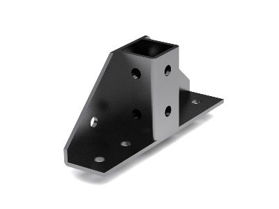 Крепление с площадкой 250х55мм для профиля BPM-41 , горячеоцинкованное Крепление с площадкой 250х55мм для профиля BPM-41 , горячеоцинкованное