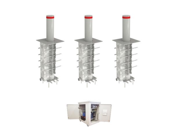 Блокиратор автоматический выдвижной серии RBD 275H900, 3 боллардов Блокиратор автоматический выдвижной серии RBD 275H900, 3 боллардов