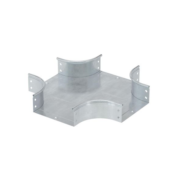 Ответвитель DPX крестообразный 100х50 в комплекте с крепежнымиэлементами и соединительными пластинами, необходимыми для монтажа, цинк-ламельный Ответвитель DPX крестообразный 100х50 в комплекте с крепежнымиэлементами и соединительными пластинами, необходимыми для монтажа, цинк-ламельный