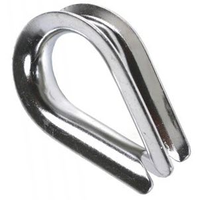 Коуш стальной оцинкованный под трос D4 Коуш стальной оцинкованный под трос D4