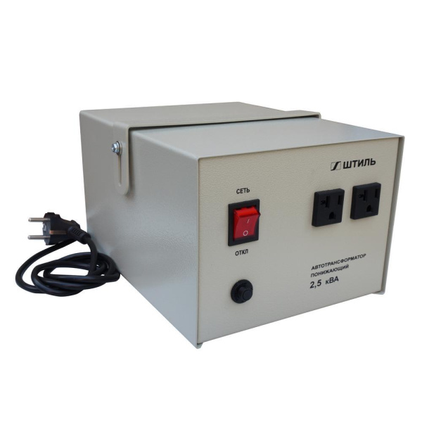 Понижающий автотрансформатор АТ 220/120-2,5-50 серый Понижающий автотрансформатор АТ 220/120-2,5-50 серый