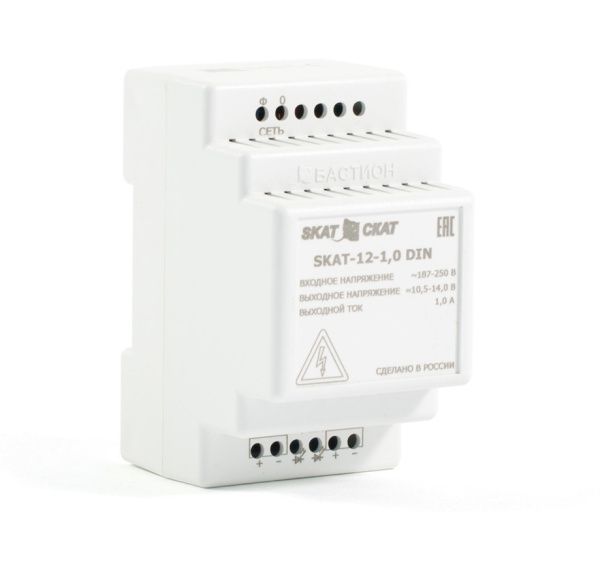 Источник вторичного электропитания SKAT-12-1.0-DIN (СКАТ ИБП-12/1-DIN) Источник вторичного электропитания SKAT-12-1.0-DIN (СКАТ ИБП-12/1-DIN)