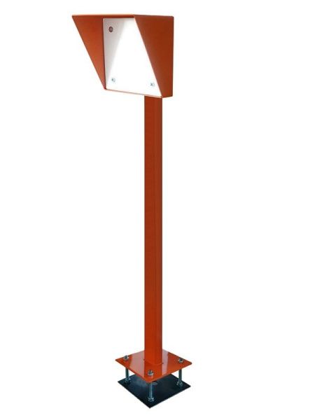 Стойка для считывателя Аякс 150х150 мм, оранжевая, базовая, прямая Стойка для считывателя Аякс 150х150 мм, оранжевая, базовая, прямая