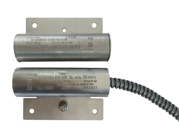 Взрывозащищенный извещатель Ex ИО 102 AL исп.200 М200 вывод Взрывозащищенный извещатель Ex ИО 102 AL исп.200 М200 вывод
