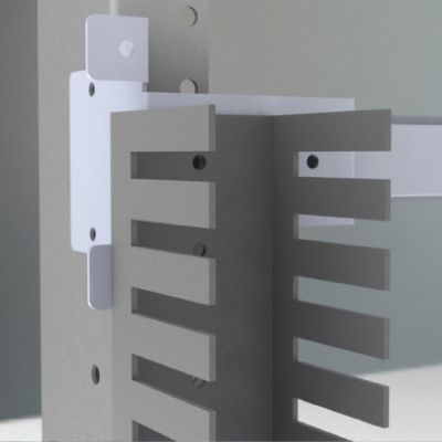 Комплект держателей перфокороба, задних, 1 упаковка - 4 шт RAM block Комплект держателей перфокороба, задних, 1 упаковка - 4 шт RAM block