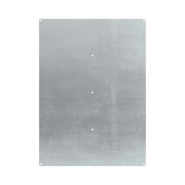 Монтажная панель для цельного навесного шкафа из фибергласа, металл, 800х600 (ВхШ) мм Монтажная панель для цельного навесного шкафа из фибергласа, металл, 800х600 (ВхШ) мм
