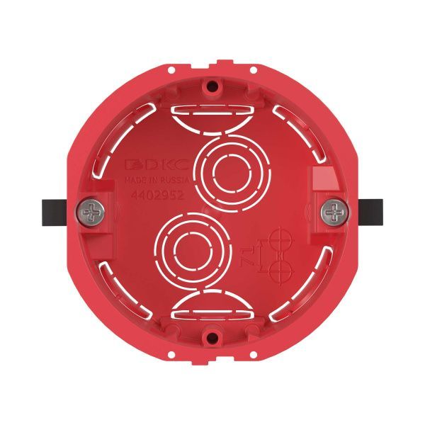 Подрозеточная коробка для полых стен, глубиной 45мм, 2 модуля Подрозеточная коробка для полых стен, глубиной 45мм, 2 модуля