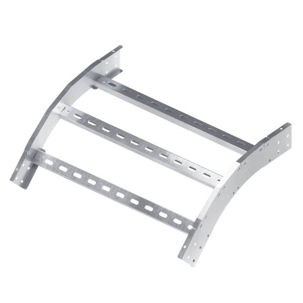 Угол лестничный вертикальный внешний 45 градусов 80х1000, R600, цинк-ламельный Угол лестничный вертикальный внешний 45 градусов 80х1000, R600, цинк-ламельный