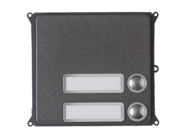 Фронтальная накладка для 2-кнопочного кодонаборного модуля из окрашенного сплава Zamak MTMF2PVR Фронтальная накладка для 2-кнопочного кодонаборного модуля из окрашенного сплава Zamak MTMF2PVR