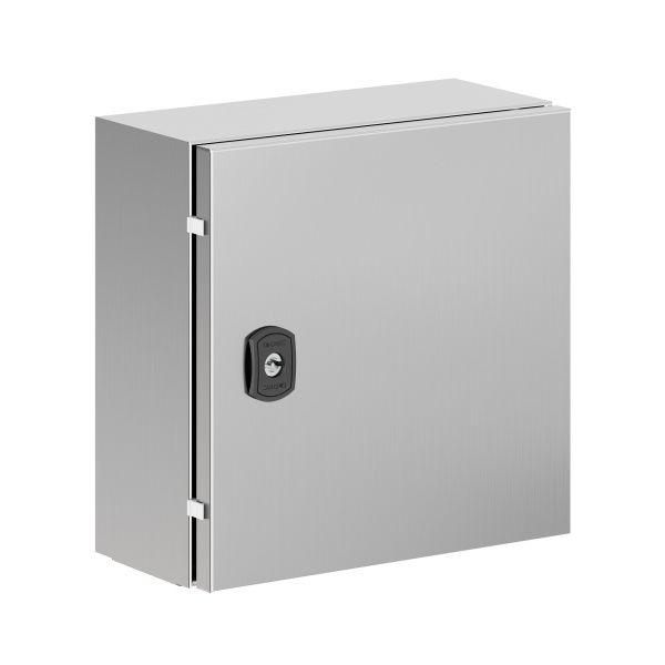 Корпус навесной STH с М/П из нержавеющей cтали AISI316 ВxШxГ 300x300x150 мм, с фланцем, IP66 Корпус навесной STH с М/П из нержавеющей cтали AISI316 ВxШxГ 300x300x150 мм, с фланцем, IP66