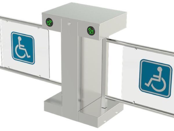 Турникет-калитка МГН моторизованная SALOON 705 сдвоенная Турникет-калитка МГН моторизованная SALOON 705 сдвоенная