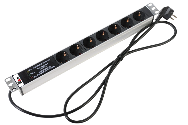 Гор блок розеток Rem-16, 1×16A, фил, инд, 7S, 19", шнур 3м Гор блок розеток Rem-16, 1×16A, фил, инд, 7S, 19", шнур 3м