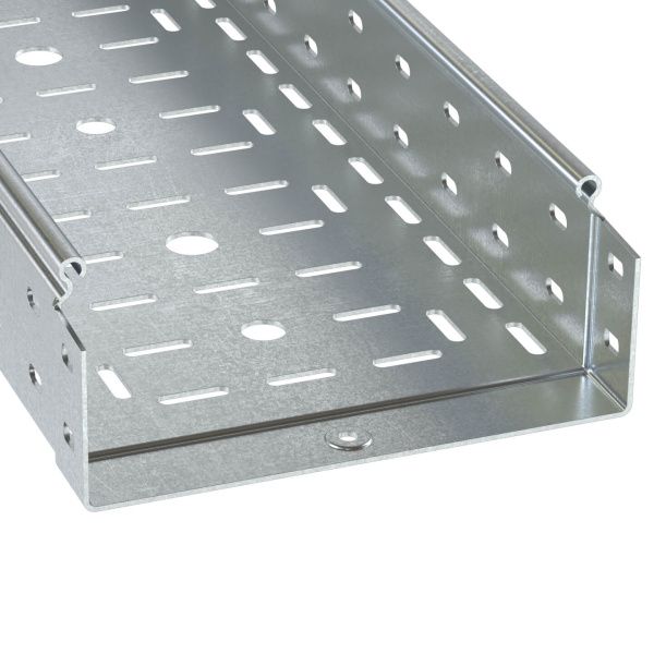 Лоток перфорированный 500х80 L3000 толщ.1,5 мм Лоток перфорированный 500х80 L3000 толщ.1,5 мм