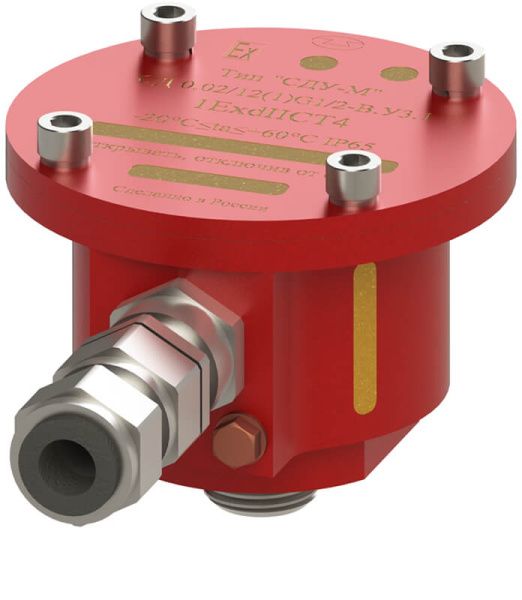 Сигнализатор давления универсальный (СД 0,02/12(1)G1/2-В.У3.1- "СДУ-М") с маркировкой взрывозащиты 1ЕxdIIСT4 с кабельным вводом Сигнализатор давления универсальный (СД 0,02/12(1)G1/2-В.У3.1- "СДУ-М") с маркировкой взрывозащиты 1ЕxdIIСT4 с кабельным вводом
