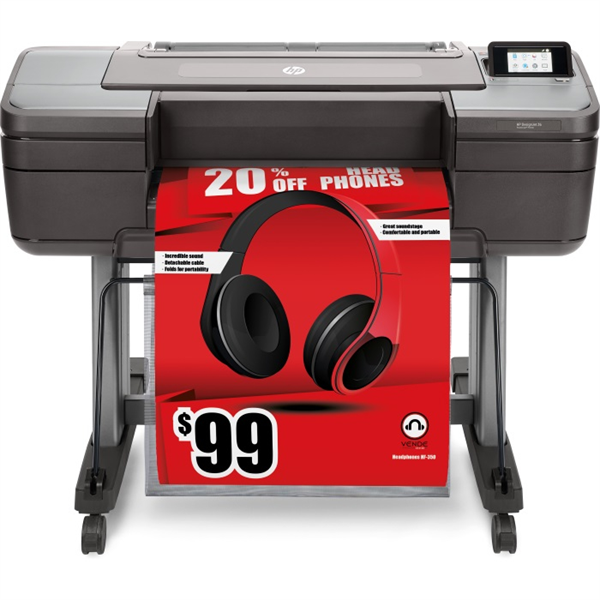 HP DesignJet Z6 PS (24",6 colors, pigment ink, 2400x1200dpi,128 Gb(virtual),500 Gb HDD, GigEth/host USB type-A,stand,single sheet and roll feed,autocuttePS) HP DesignJet Z6 PS (24",6 colors, pigment ink, 2400x1200dpi,128 Gb(virtual),500 Gb HDD, GigEth/host USB type-A,stand,single sheet and roll feed,autocuttePS)