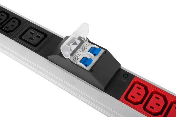 Верт блок розеток Rem-3×32, 3×32A, 6 авт, инд, 36C13, 12C19, 2100мм, шнур 3м IEC309 Верт блок розеток Rem-3×32, 3×32A, 6 авт, инд, 36C13, 12C19, 2100мм, шнур 3м IEC309