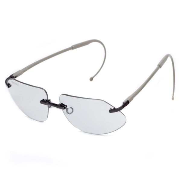 Спортивные очки с серым спортивным заушником Спортивные очки с серым спортивным заушником