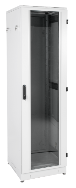 Шкаф телекоммуникационный напольный 42U (600 × 800) дверь стекло Шкаф телекоммуникационный напольный 42U (600 × 800) дверь стекло