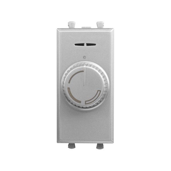 Диммер поворотный модульный, Avanti, закаленная сталь, 1 модуль Диммер поворотный модульный, Avanti, закаленная сталь, 1 модуль