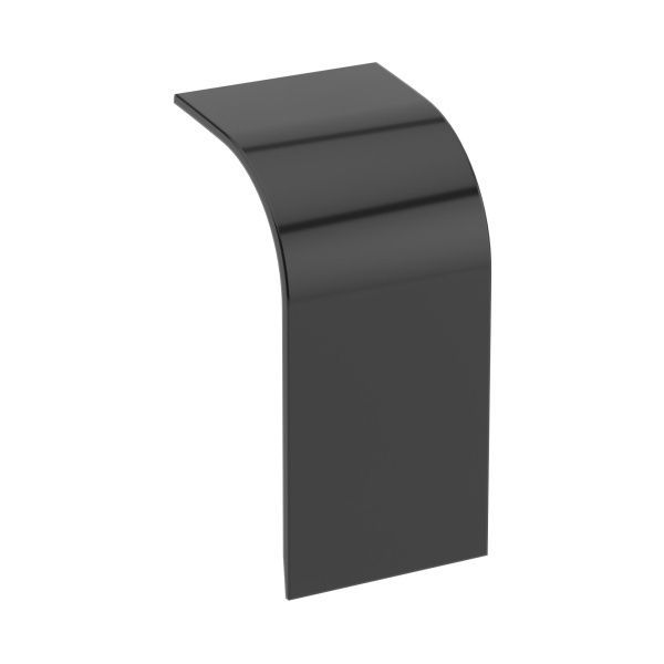Накладка на стык профиля 90х50 мм, черная Накладка на стык профиля 90х50 мм, черная