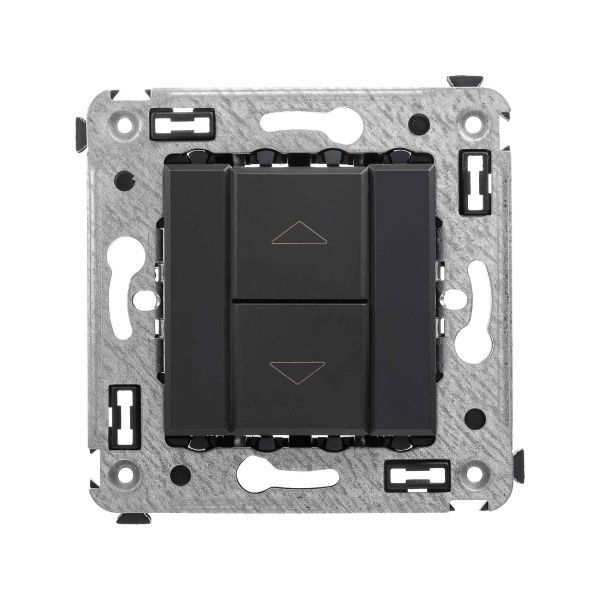 Механизм управления рольставней в стену, Avanti, черный матовый Механизм управления рольставней в стену, Avanti, черный матовый