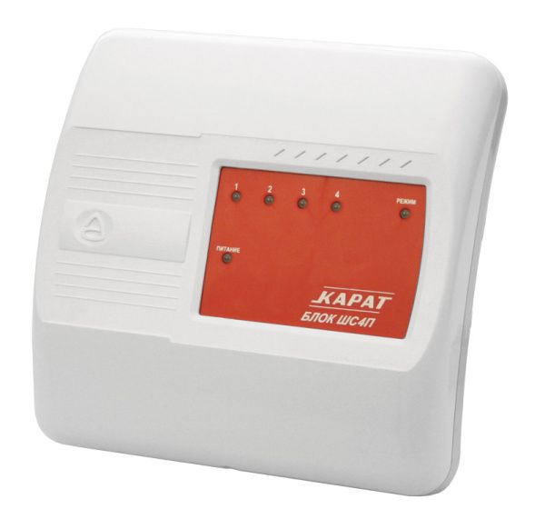 Блок расширения шлейфов «БШС-4П» для системы «Карат» Блок расширения шлейфов «БШС-4П» для системы «Карат»