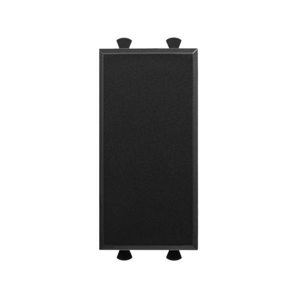 Заглушка модульная, Avanti, черный матовый, 1 модуль Заглушка модульная, Avanti, черный матовый, 1 модуль