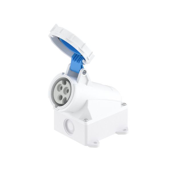 Розетка настенная WS IP67 16A 2P+E 230В Розетка настенная WS IP67 16A 2P+E 230В