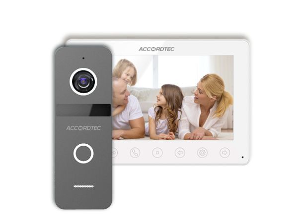 AT-home10 Комплект домофонии WH-GR Комплект видедомофона AT-home10 Комплект домофонии WH-GR Комплект видедомофона